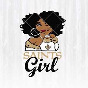 New Orleans Saints Girl svg - NFL Team Girl Svg -Football Team Svg - Football Svg NFL Svg - Digital Download 