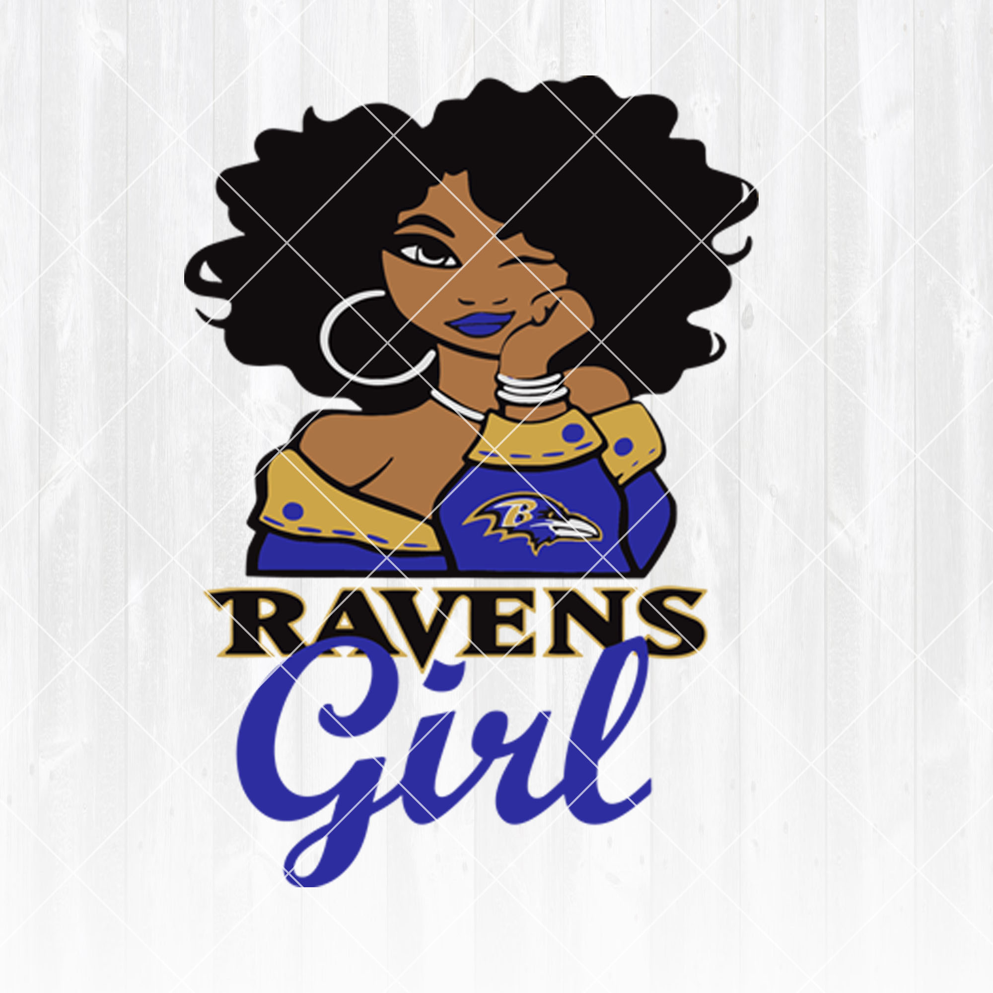 Baltimore Ravens Girl svg  - Baltimore Ravens Girl - NFL Team Girl Svg -Football Team Svg - Football Svg NFL Svg - Digital Download 