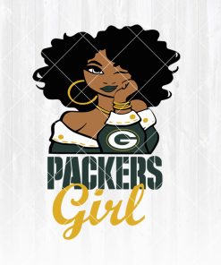 Green bay packers Girl svg  - NFL Team Girl Svg -Football Team Svg - Football Svg NFL Svg - Digital Download 