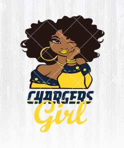 Los Angeles Chargers Girl svg - NFL Team Girl Svg -Football Team Svg - Football Svg NFL Svg - Digital Download 