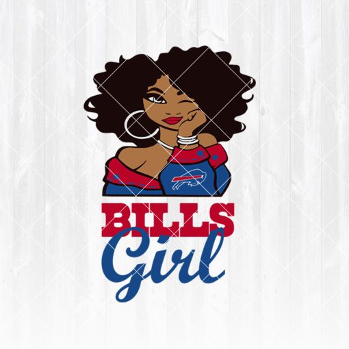 Buffalo Bills Girl svg  - Buffalo Bills Girl - NFL Team Girl Svg -Football Team Svg - Football Svg NFL Svg - Digital Download 
