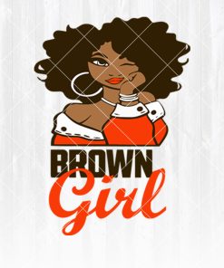 Cleveland Browns Girl svg  - NFL Team Girl Svg -Football Team Svg - Football Svg NFL Svg - Digital Download 