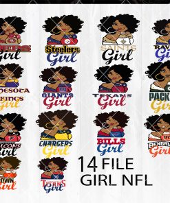NFL Girl Bundle Svg - NFL Girl Bundle  Sport Girl Team Svg - , Bundle Sport Svg -  Cutting files -  football lovers  - Digital Download