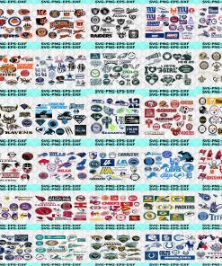 NFL Bundle Svg - NFL Bundle - Sport Svg, Mega Bundle Sport NFL, All NFL Teams 2400 Files, National Football League  - Digital Download