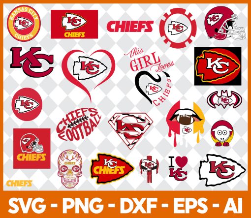Kansas City Chiefs NFL Svg - Kansas City Chiefs NFL -NFL Svg - Bundle NFL Svg - National Football League Svg  - Digital Download 