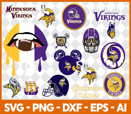 Minnesota Vikings NFL Svg - Minnesota Vikings NFL -NFL Svg - Bundle NFL Svg - National Football League Svg  - Digital Download 
