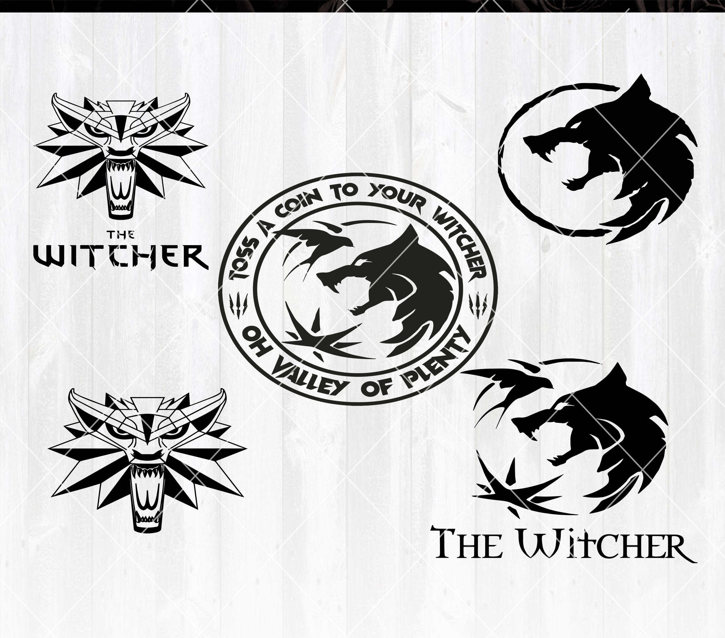 The Witcher SVG  - The Witcher -  Witcher logo svg -  Cricut -  Silhouette  -Digital Download
