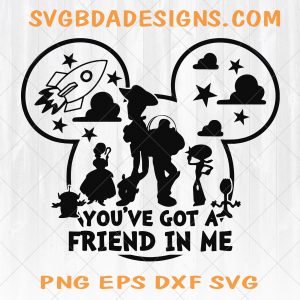 Toy Story Friends SVG | Friends SVG, Toy Story svg vector file, toy story shirt got a friend design file for Cricut Silhouette clipart