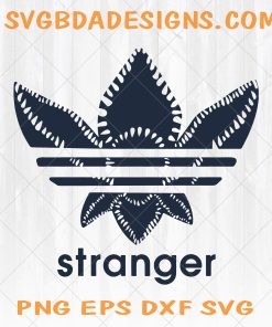 Stranger Things Svg, Stranger Things Adidas logo svg,Demogorgon Svg Png Eps, Dxf Files, CriCut File Cut, Silhouette FIle Cut
