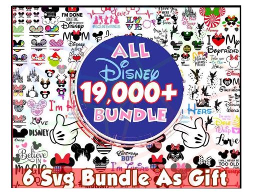 Bundle Disney Svg - Bundle Disney - Mouse  MickeySVg -  Princess Svg Pack- Castle Bundle SVg -  Fairy Bundle, Cartoons svg Bundle - Family Squad Vacation SVg