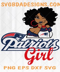 New England Patriots Girl svg  - New England Patriots Girl - NFL Team Girl Svg -Football Team Svg - Football Svg NFL Svg - Digital Download 