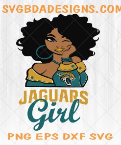 Jacksonville Jaguars Girl svg  - Jacksonville Jaguars Girl - NFL Team Girl Svg -Football Team Svg - Football Svg NFL Svg - Digital Download 