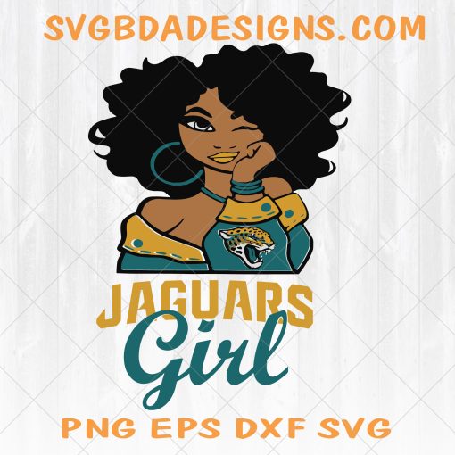 Jacksonville Jaguars Girl svg  - Jacksonville Jaguars Girl - NFL Team Girl Svg -Football Team Svg - Football Svg NFL Svg - Digital Download 