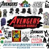 AVENGERS SVG - Avenger marvel svg -  avengers - thanos svg - superhero svg -tony stark svg - Cricut Svg  files cut