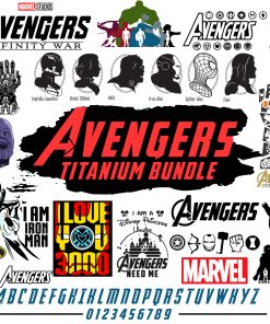 AVENGERS SVG - Avenger marvel svg -  avengers - thanos svg - superhero svg -tony stark svg - Cricut Svg  files cut