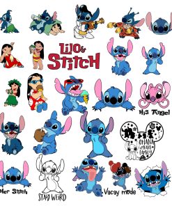 Bundle Disney Stich And Lilo Svg - Bundle Disney Stitch And Lilo - Stitch bundle -  Lilo cut file svg - Stitch svg  -Lilo svg - Digital Download