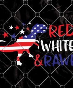 Red White and Rawr Svg, Boy 4th of July Svg, Dinosaur Svg, Kids Patriotic  Svg, 4th of July, USA Svg Files for Cricut & Silhouette, Png