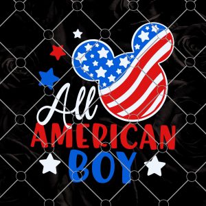 All American Boy Svg, Mickey USA Flag, Mickey America Svg, Mickey Stars Stripes, 4th of July Mickey Svg, Digital Download
