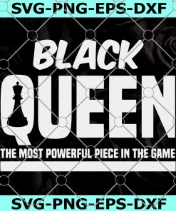 Black Queen svg, Chess Piece svg, Melanin Svg, Black Girl Magic Svg Png Dxf Eps Cutting File Cricut Digital File