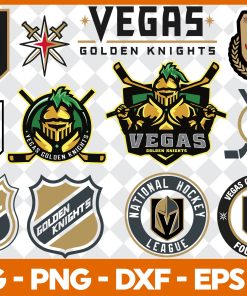 LAS VEGAS GOLDEN KNIGHTS NHL SVG  ,SVG Files For Silhouette, Files For Cricut, SVG, DXF, EPS, PNG Instant Download