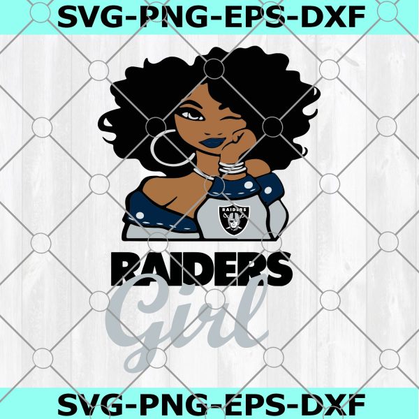 Oakland Raider Svg, NFL Team Girl Svg, Png, Eps, Dxf, Digital Download ...