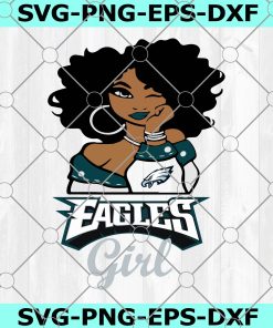 Philadelphia Eagles Svg, NFL Team Girl Svg, Png, Eps, Dxf, Digital Download