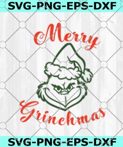 Grinch Christmas Svg Grinch Svg Font Svg Elve Clip Art - Svg Eps Jpg Png Dxf - Silhouette Cut Files Cricut Christmas Svg Cut Files