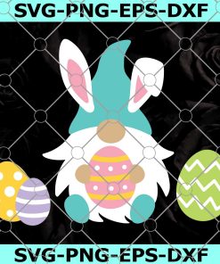 Easter Gnome SVG - Easter Bunny Gnomes SVG - Easter Bunny SVG - Cute Spring Svg Eps Dxf Png