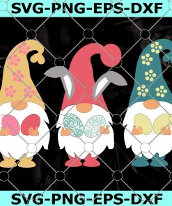 Easter Gnome SVG - Easter Bunny Gnomes SVG - Easter Bunny SVG - Cute Spring Svg Eps Dxf Png