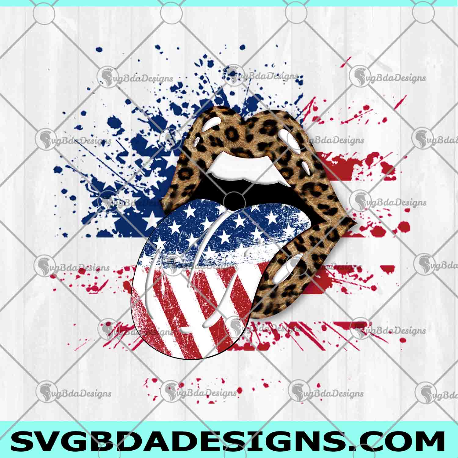 Flag lips USA for waterslide dripping flag American Flag digital clipart 4th Of July sublimation Mugs Patriotic lips png PNG