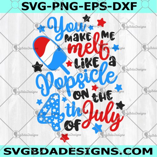 Red White and Cool Svg - Red White and Cool - 4th of July Svg -  4th of July Popsicle Svg - Cricut - Silhouette - Digital Download 