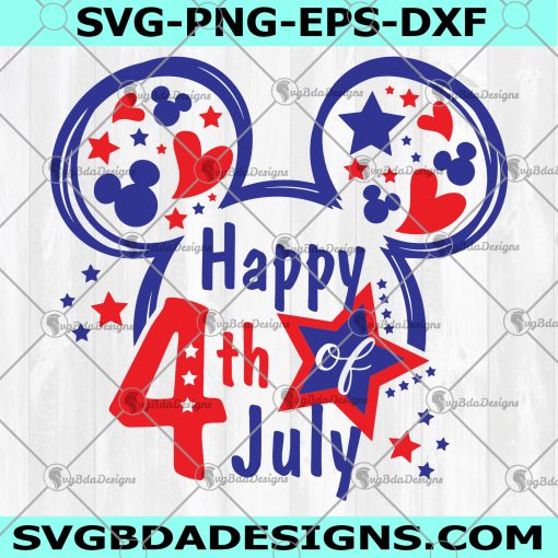 4th Of July Mickey SVG - 4th Of July Mickey - 4th Of July Svg - Independence Day Svg - Patriotic American Svg - America Pride Svg