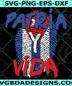  Patria y Vida SOS Cuba Svg - Patria y Vida SOS Cuba - Cuba Libre  - Revolution Freedom Movement Svg - Cricut - Digital Download