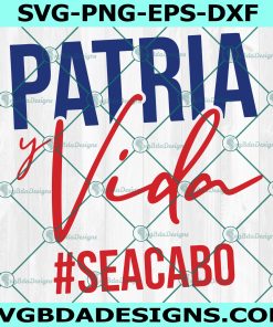 Patria Y Vida SeAcabo Svg - Cuban Pride  - Cuba Sos -Patria Y Vida SeAcabo - Cricut - Digital Download