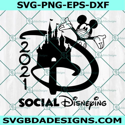 2021 Social Disneying Svg, 2021 Social Disneying, mickey magic castle svg, Christmas Svg, mouse svg , Cricut, Digital Download