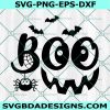 Boo Halloween svg, Boo Halloween, Spider Svg, Smile svg, Ghost Smile svg, Boo crew Svg, Halloween Svg, Cricut, Digital Download