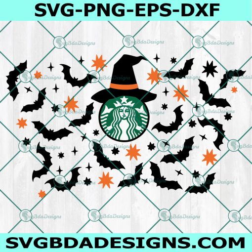 Halloween Starbucks Witch Svg, Starbucks Svg, Halloween  SVG, Cricut, Digital Download