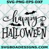 Happy Halloween Svg, Spooky Svg, Bats Svg Halloween SVG, Cricut, Digital Download