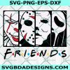 Horror Character Friends Svg,Horror Character Friends, Horror Film Svg, Horror Halloween Svg, Cricut, Digital Download