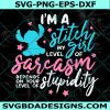 I'm a Stitch Girl Svg, I'm a Stitch Girl ,My level of Sarcasm depends on your level of Stupidity Svg, Lilo and Stitch Svg, Stitch, Cricut  , Digital Download