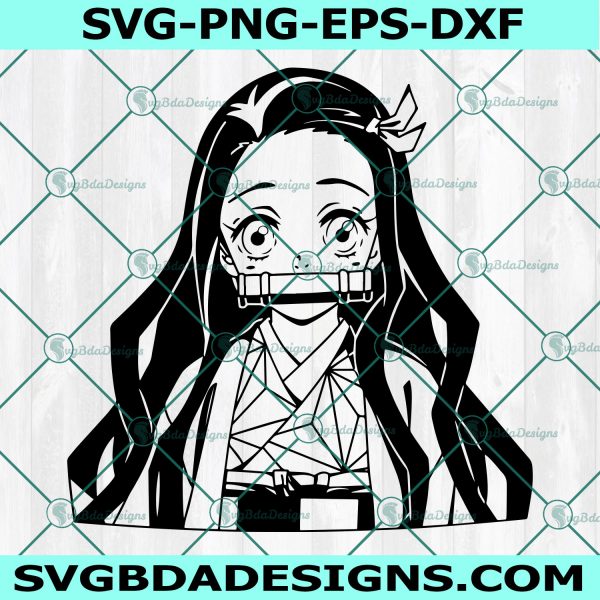 Kamado Nezuko SVG, Demon Slayder Svg, Anime Svg, Japan Anime Svg, Cricut, Digital Download