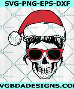 Mom Skull Christmas svg, Mom life SVG, Momlife skull Svg, Cricut, Digital Download