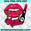 Virgo Lips With Chain SVG,Virgo Lips svg,Virgo Queen Lips SVG,Virgo Queen SVG,Virgo Zodiac svg , Cricut, Digital Download