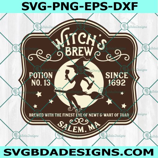 Witch's Brew Drink Co Svg, Witch's Brew Drink Co, Witches Svg, Halloween Svg, Cricut, Digital Download