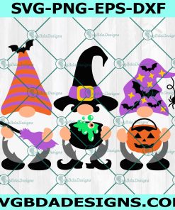 Halloween Gnomes svg, Happy Halloween svg, Witch svg, Boo svg