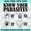 Know Your Parasites Ticks Biden Trump Svg , anti biden svg, impeach biden Svg, Cricut, Digital Download