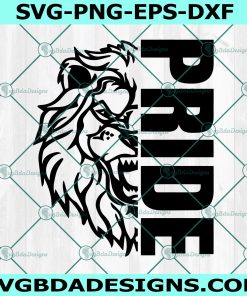 Lions SVG, High School Mascot Svg, School Spirit Svg, Lion Pride svg