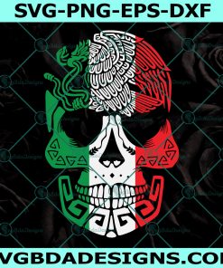 Mexican skull SVG, sugar skull Svg, Mexican eagle SvG