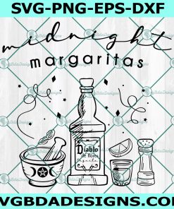 Practical Magic SVG, Midnight Margaritas Svg, Witch Svg, Halloween Svg