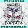 Save The Boo Bees Svg, Boo Bees Svg, Breast Cancer Svg, Halloween Svg, Cricut, Digital Download 